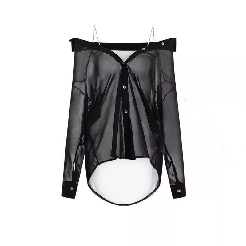Baby Clothing Cheap - T-shirt Transparent Thin Shirt With Suspender