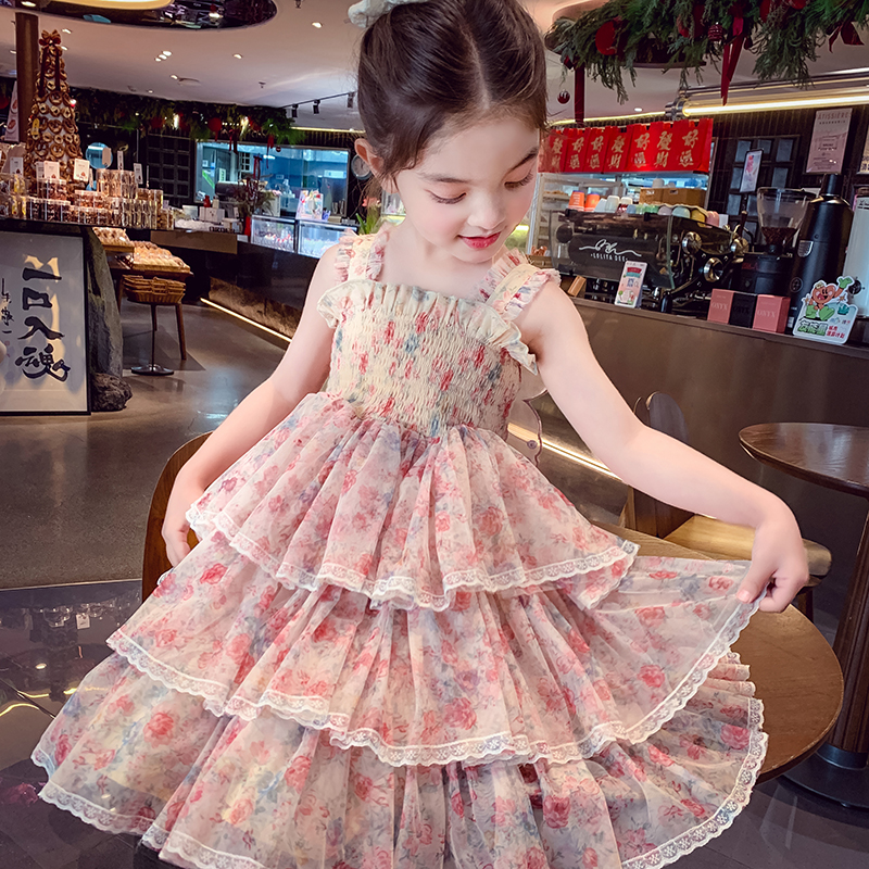 Baby Clothing For Girls - Summer Kids Girl Multi-Layered Ruffle Dress