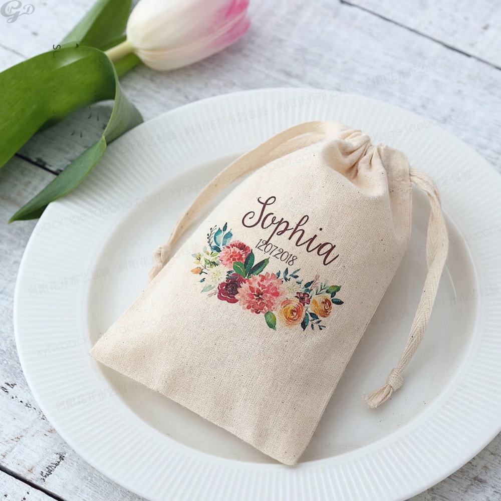 100pcs Custom Name Logo Weddin - Baby Clothing Names ulasan dan harga