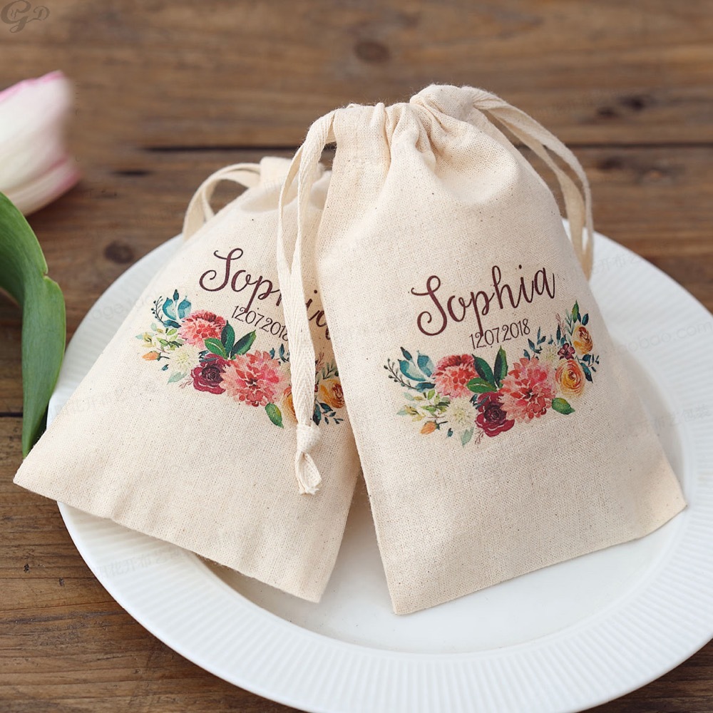 100pcs Custom Name Logo Weddin - Baby Clothing Names ulasan dan harga