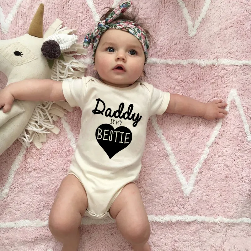 Daddy Is My Bestie Cute Baby B - Baby Clothing Brand ulasan dan harga