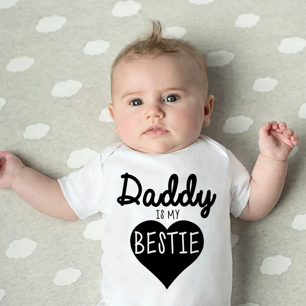 Daddy Is My Bestie Cute Baby B - Baby Clothing Brand ulasan dan harga