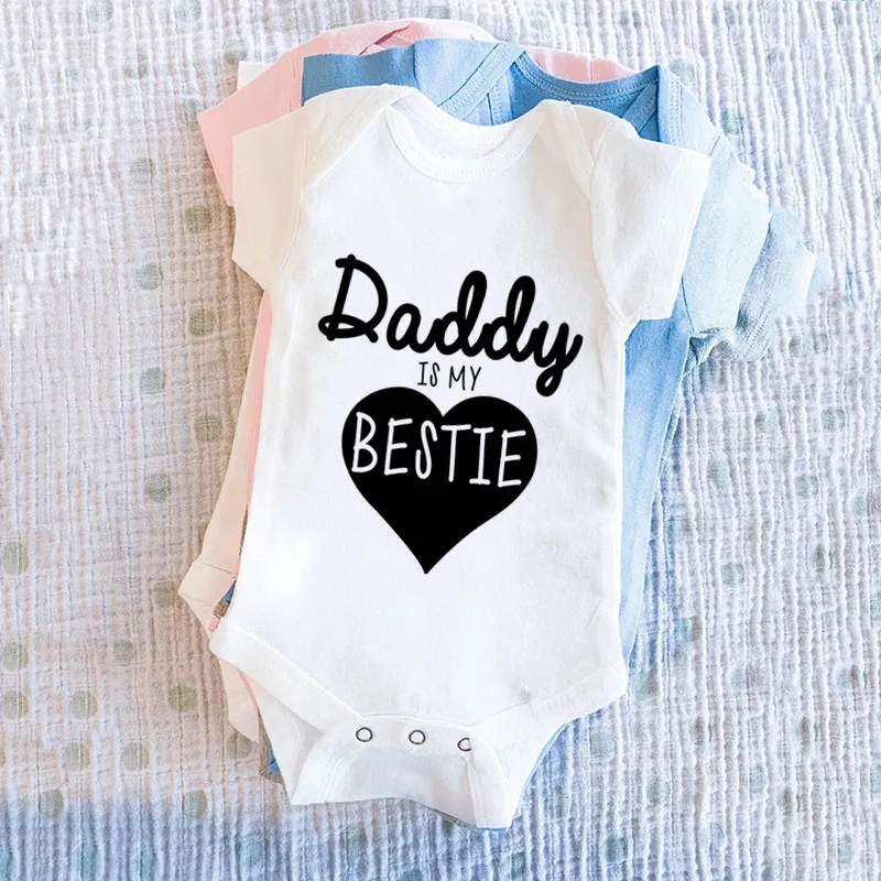 Daddy Is My Bestie Cute Baby B - Baby Clothing Brand ulasan dan harga