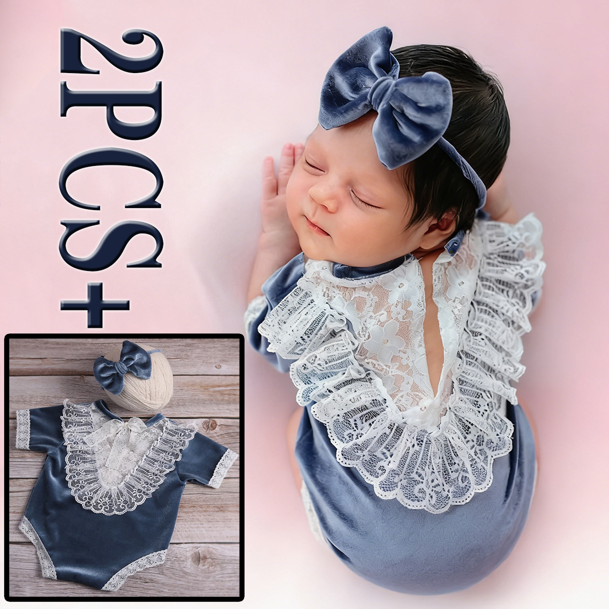 2pcs Newborn Photo Costume Vel - Baby Clothing Brand ulasan dan harga