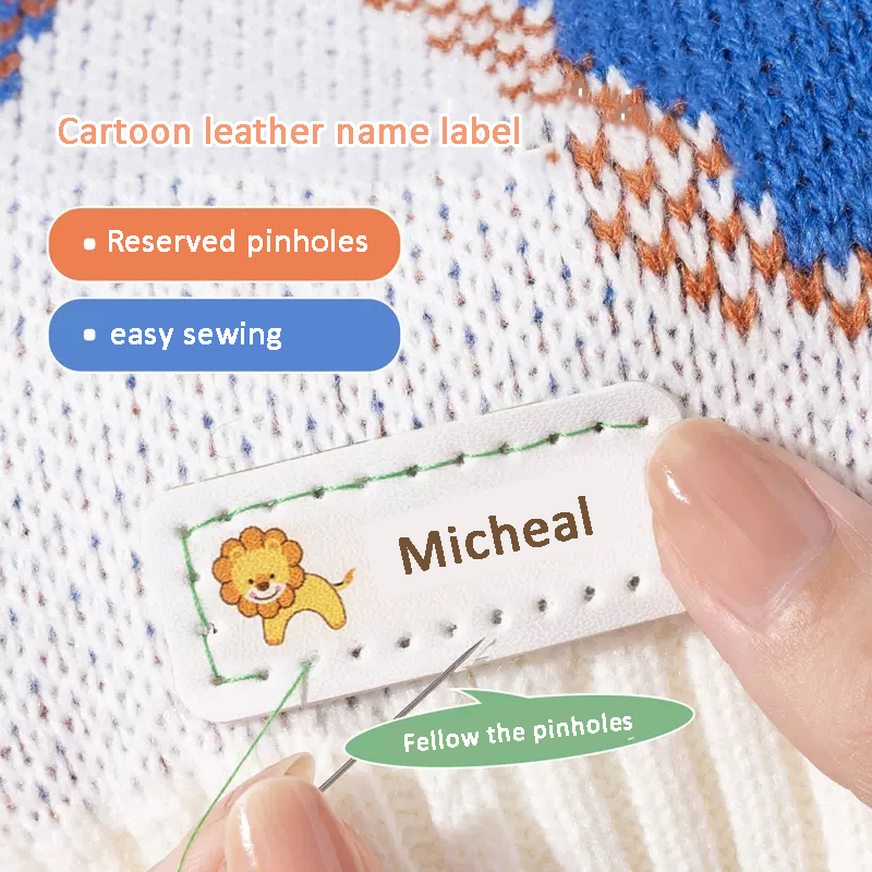 Customized Leather Laser Name  - Baby Clothing Names ulasan dan harga