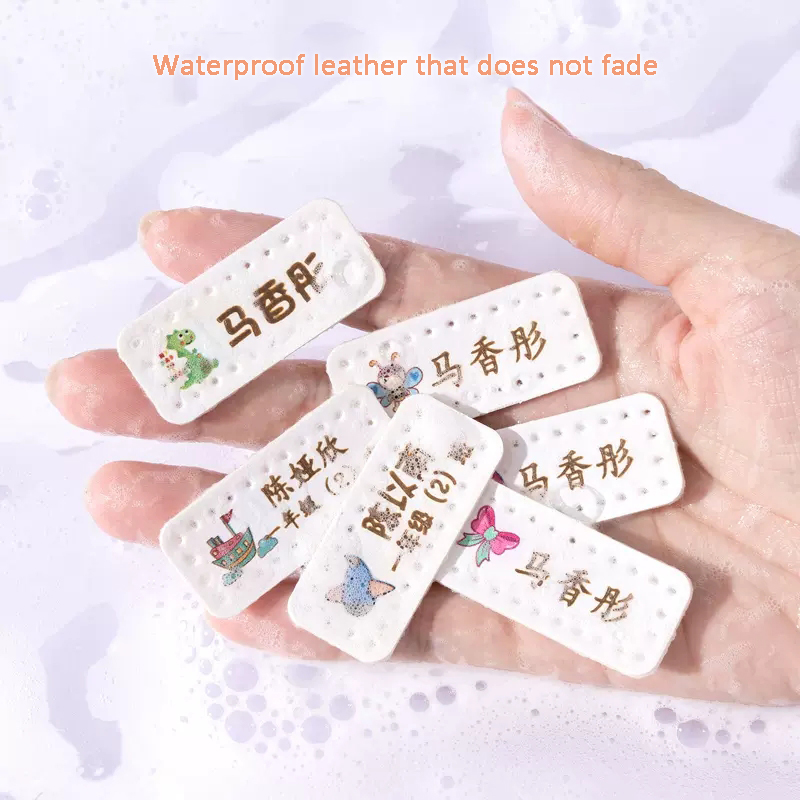 Customized Leather Laser Name  - Baby Clothing Names ulasan dan harga