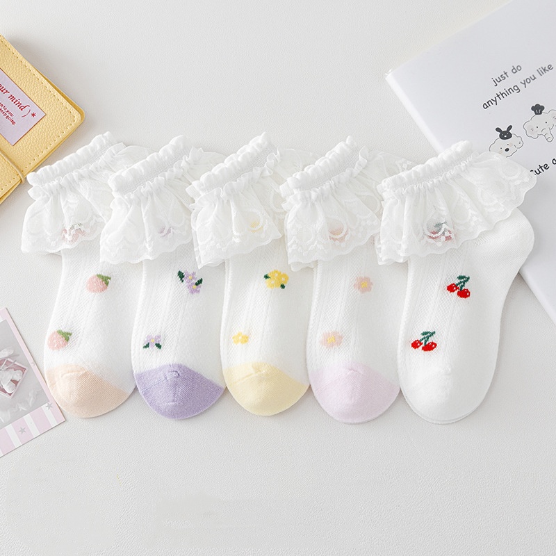 5Pairs/Set Children's Cotton B - Toddler Sock Set ulasan dan harga