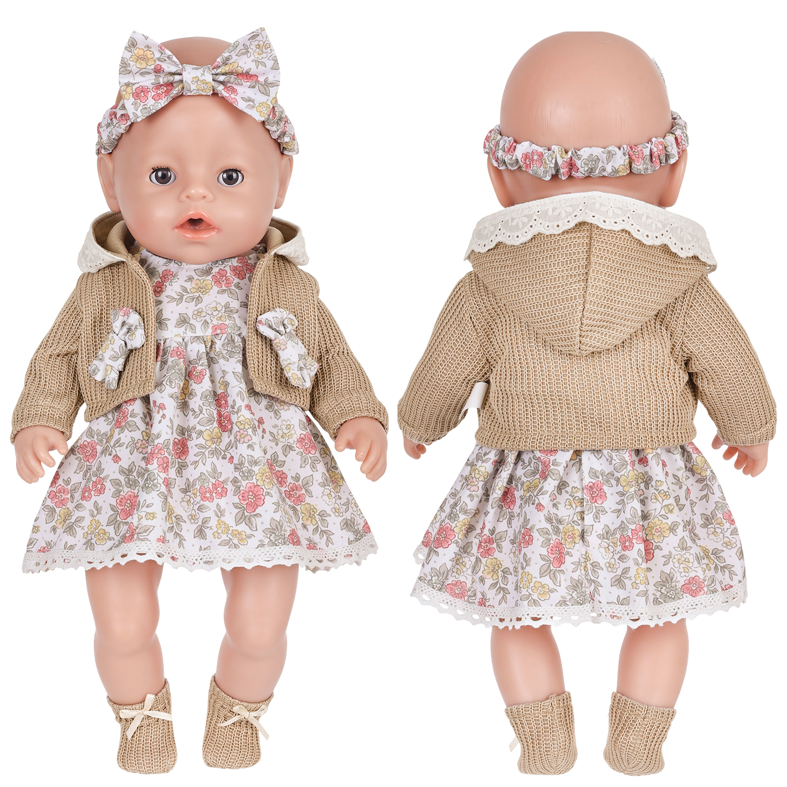 Cute Doll Clothes for 16-18 In - Toddler Sock Set ulasan dan harga