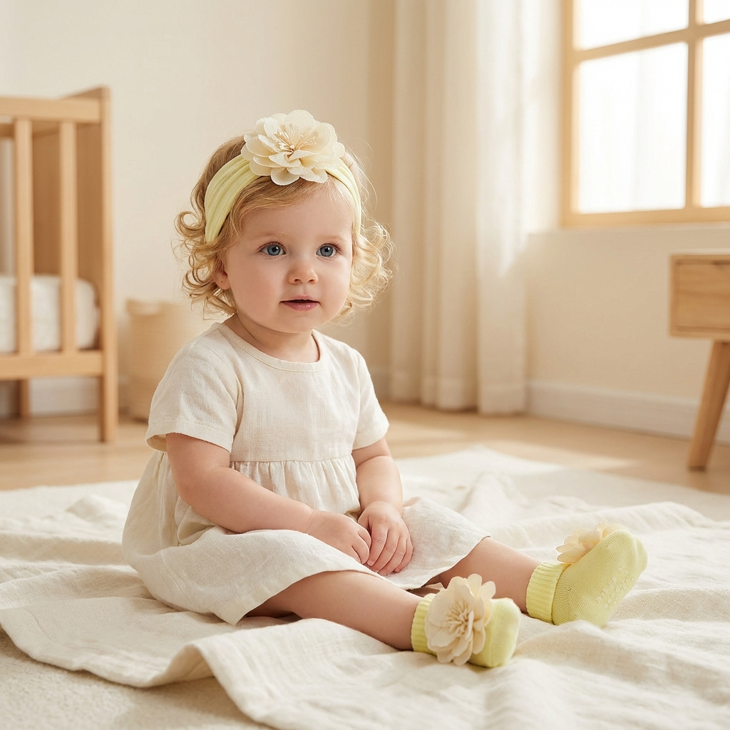 Baby Headband and Socks Two-Pi - Toddler Sock Set ulasan dan harga