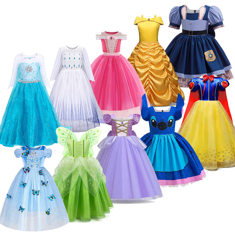 Girl Elsa Anna Dress Princess  - Baby Clothing For Girls ulasan dan harga