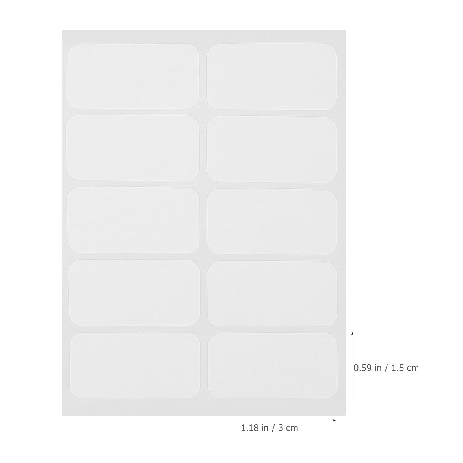 120Pcs Sticker Labels Writable - Baby Clothing Names ulasan dan harga