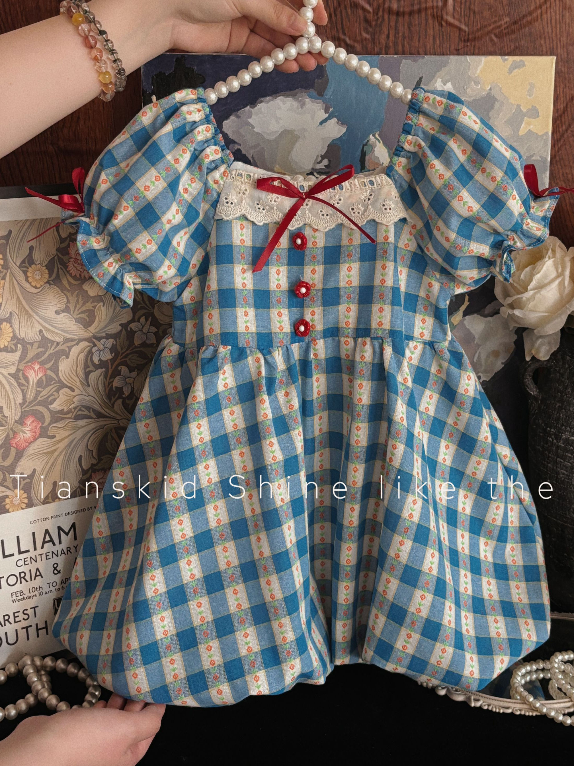 Girls Summer Plaid Dress Baby  - Baby Clothing For Girls ulasan dan harga