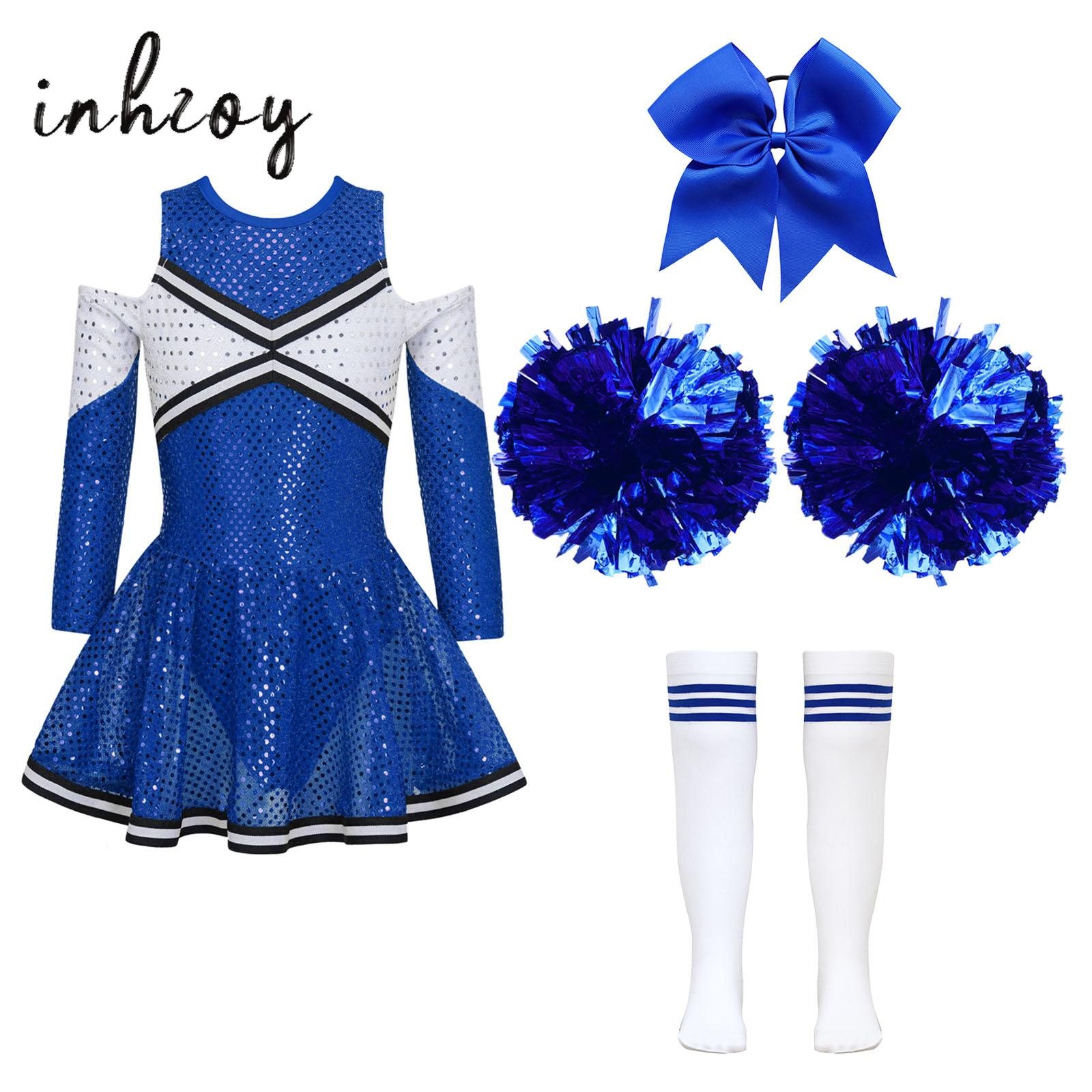 Kids Girls Cheerleader Costume - Toddler Sock Set ulasan dan harga