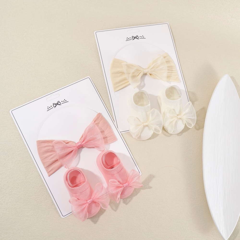 2 Pcs/Set Toddler Lace Bows El - Toddler Sock Set ulasan dan harga