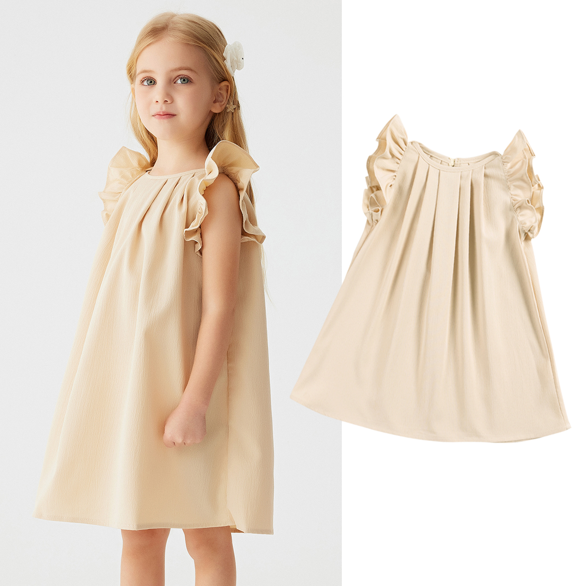 Summer Baby Girl Dress Solid C - Baby Clothing Cheap ulasan dan harga