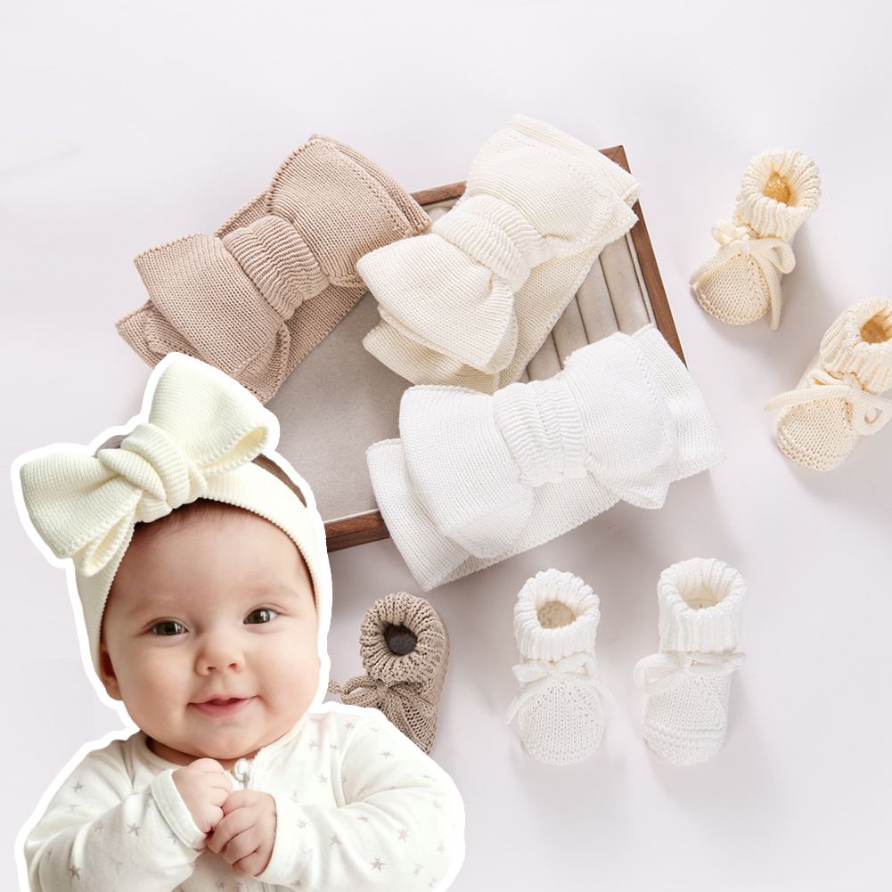 2Pcs/Set Ins Thick Knitted Lar - Toddler Sock Set ulasan dan harga