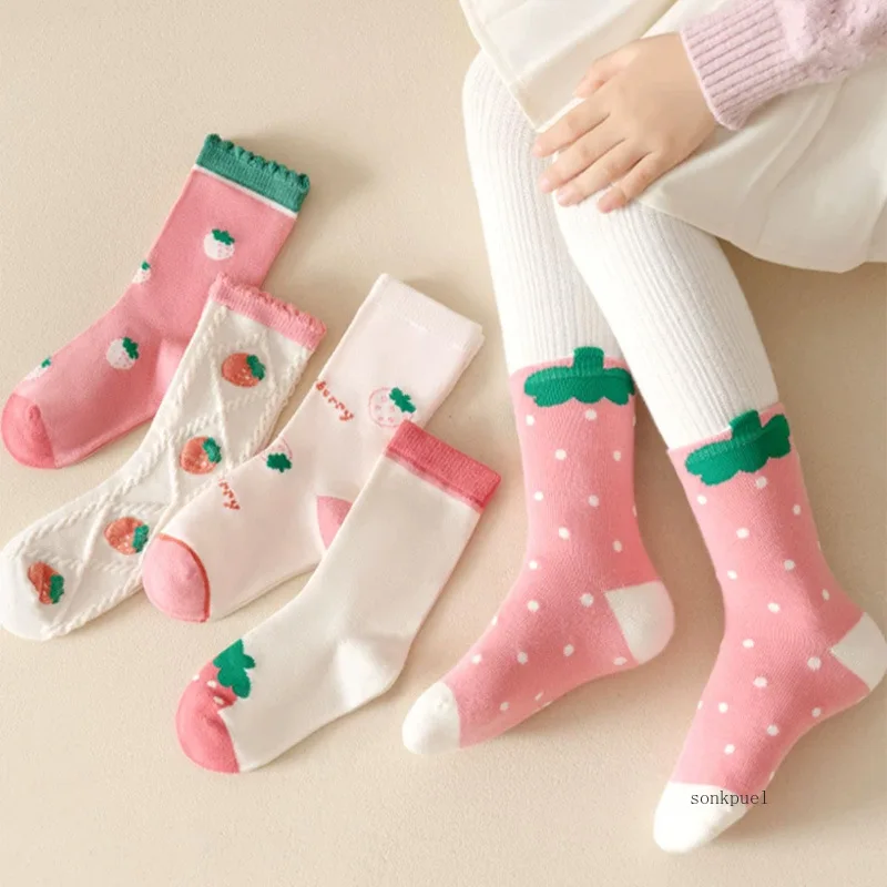 5Pairs/Lot  Kids Socks With Gr - Toddler Sock Set ulasan dan harga