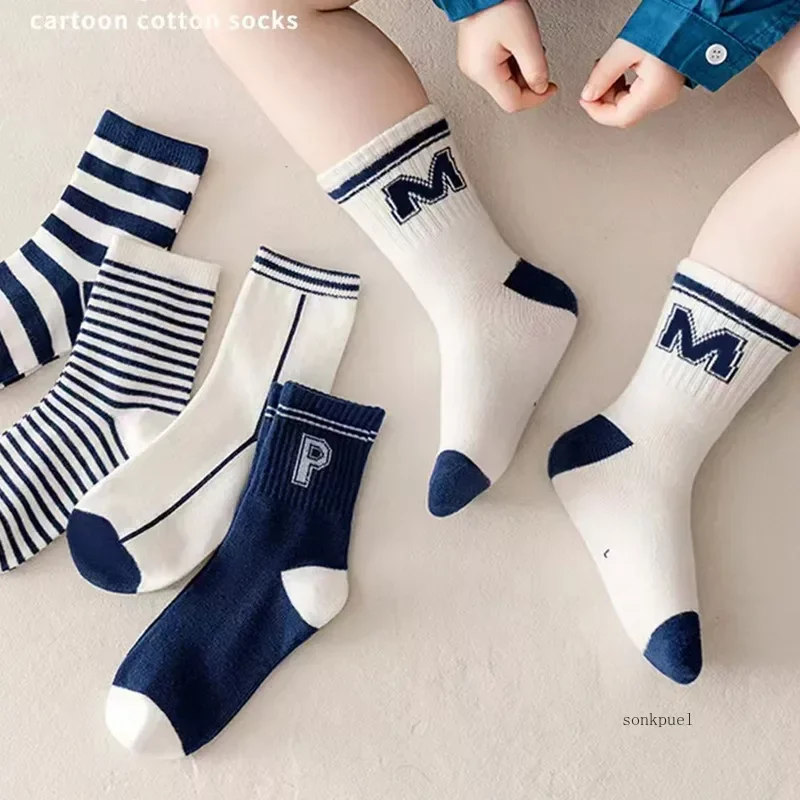 5Pairs/Lot  Kids Socks With Gr - Toddler Sock Set ulasan dan harga