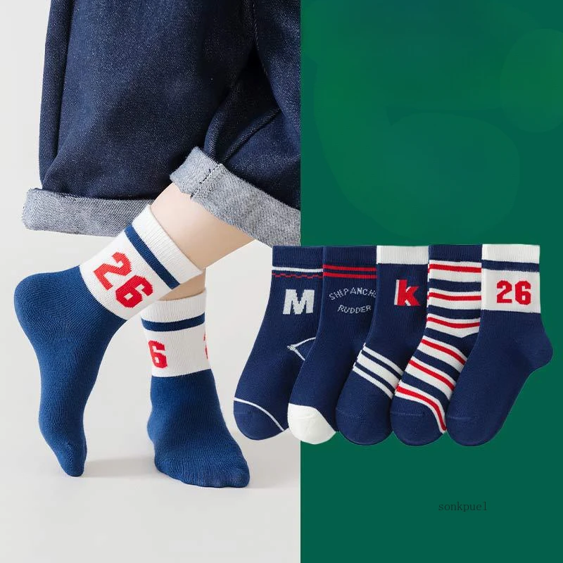 5Pairs/Lot  Kids Socks With Gr - Toddler Sock Set ulasan dan harga