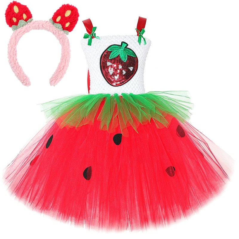 Sparkle Strawberry Costume for - Baby Clothing For Girls ulasan dan harga