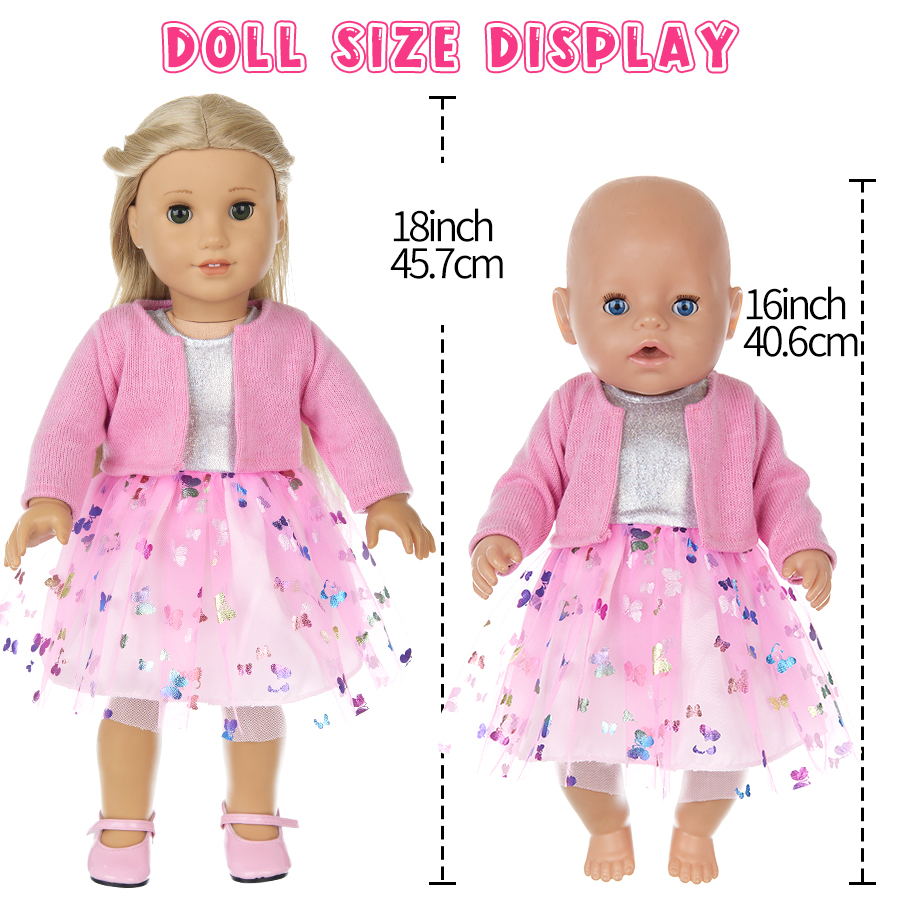 Doll Clothes for 16-18Inch 40- - Baby Clothing For Girls ulasan dan harga