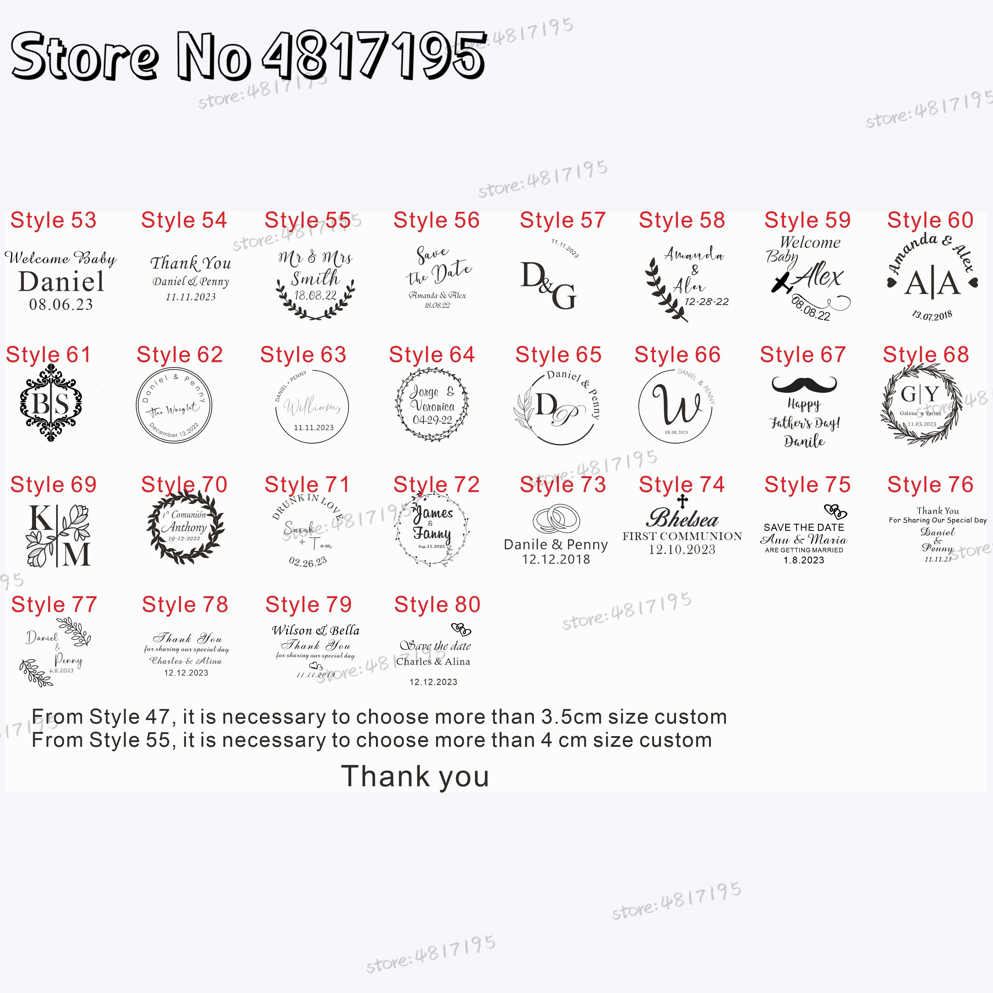 10 20 50Pcs Personalised Weddi - Baby Clothing Names ulasan dan harga